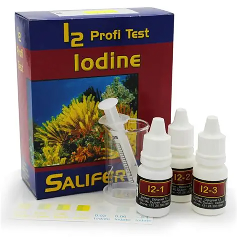 Aquarium Test Kit - Salifert Iodine I2 Profi-Test - Zeer