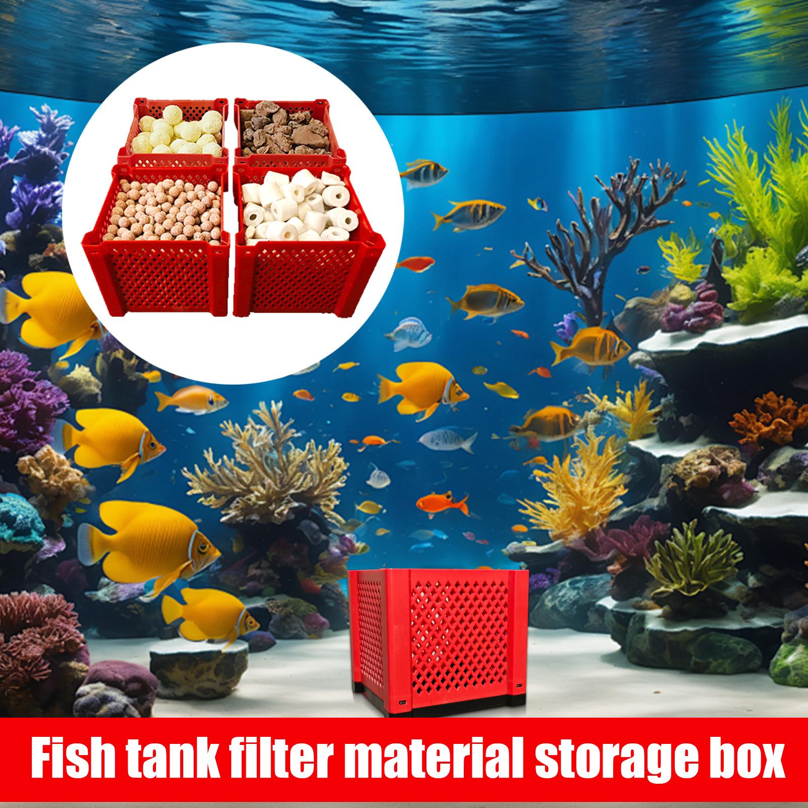 Fish Tank Filter - PVC Aquarium Filtratie Opbergdoos Visbak Filtermedia