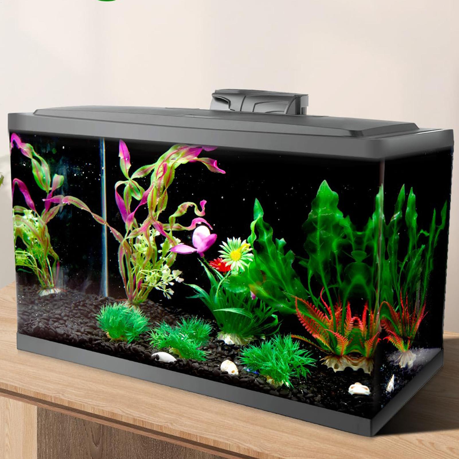 Aquarium Fish Poster - Aquarium achtergrond sticker, zwart, statisch klevende