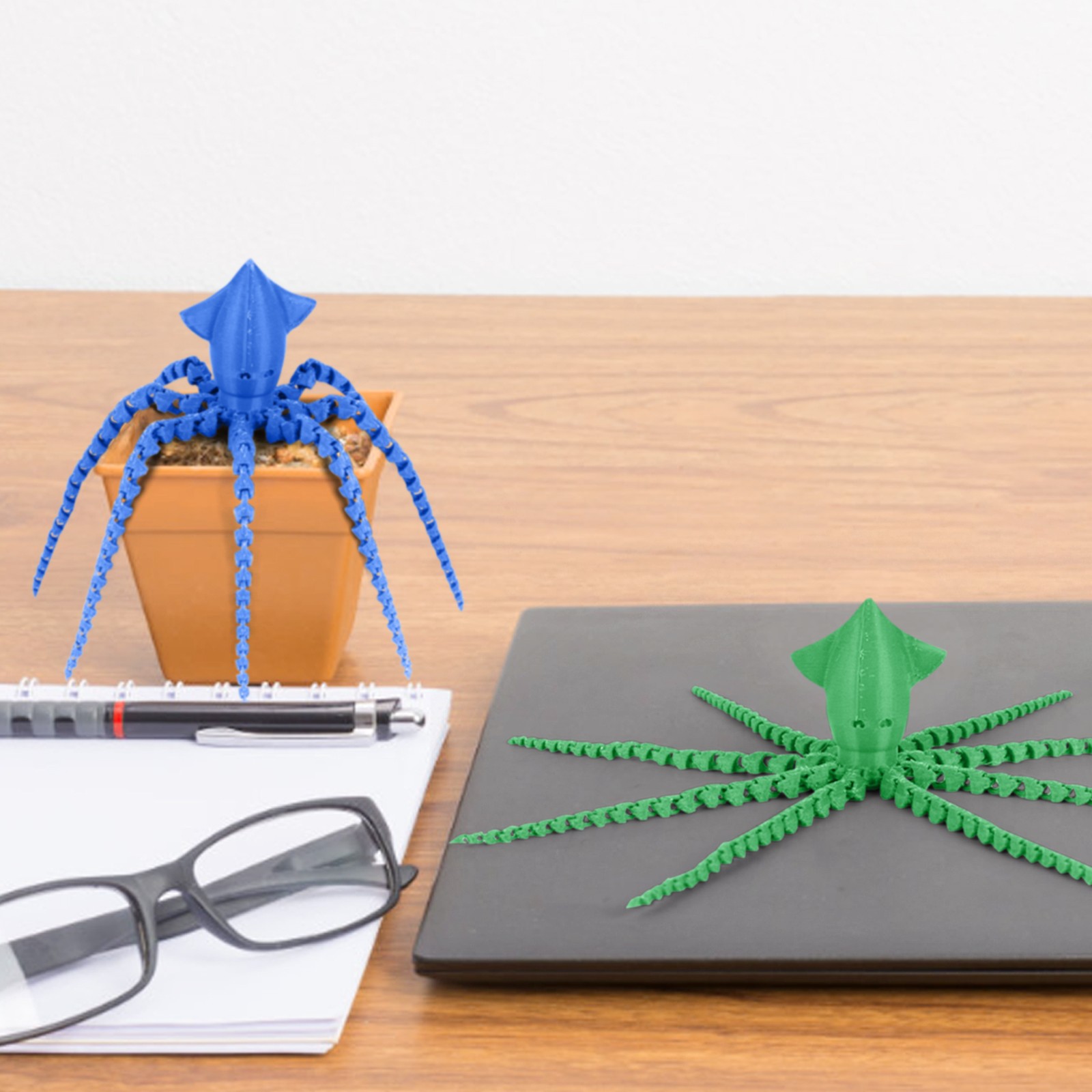 Aquarium Fish Game - 3D-printing Inktvis Model Creatieve Vrije Beweging