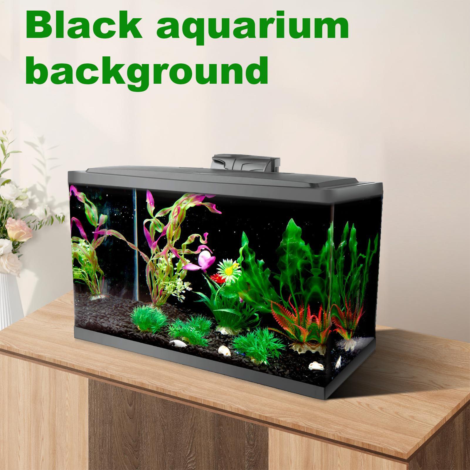 Aquarium Fish Poster - Achtergrond voor aquarium Statisch klevende zwarte