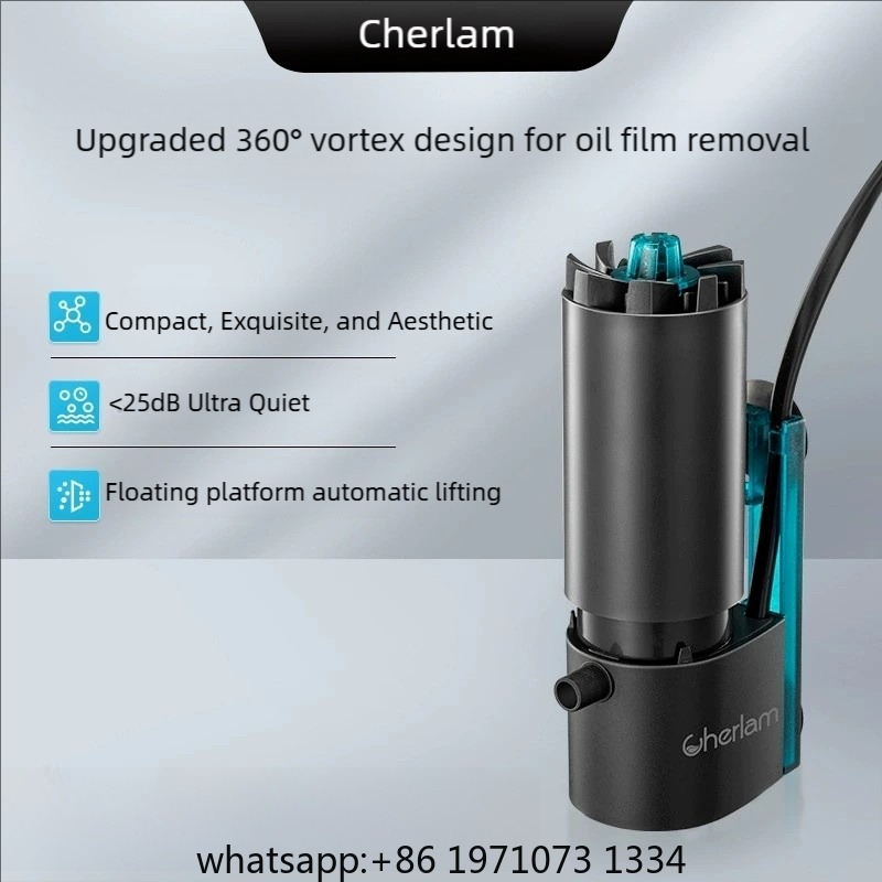 Fish Tank Filter - Elektrische oliefilmverwijderaar voor aquarium, mini oliefilmverwerker,