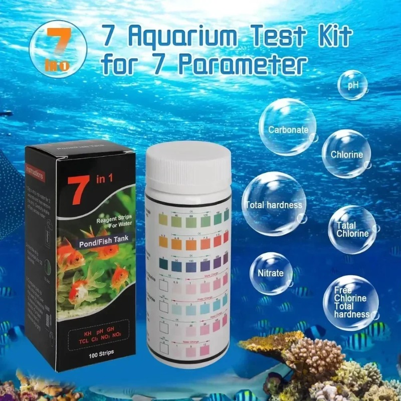 Aquarium teststrips zoetwater  - Aquarium Test Kit recensie en prijs