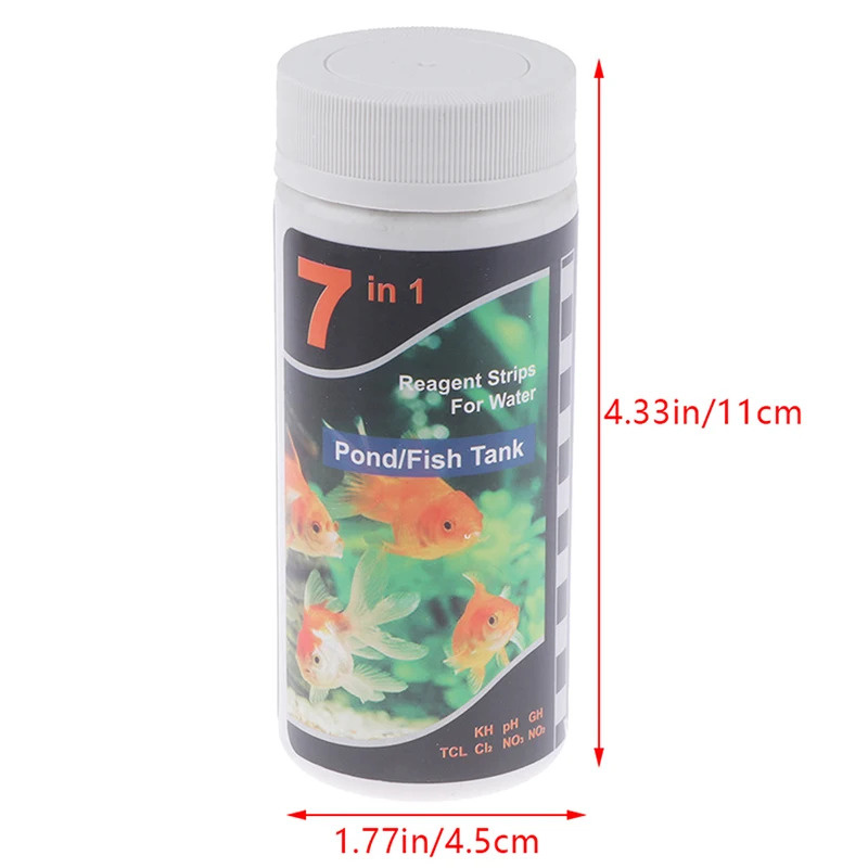 7-in-1 PH-teststrip, testkit v - Aquarium Test Kit recensie en prijs