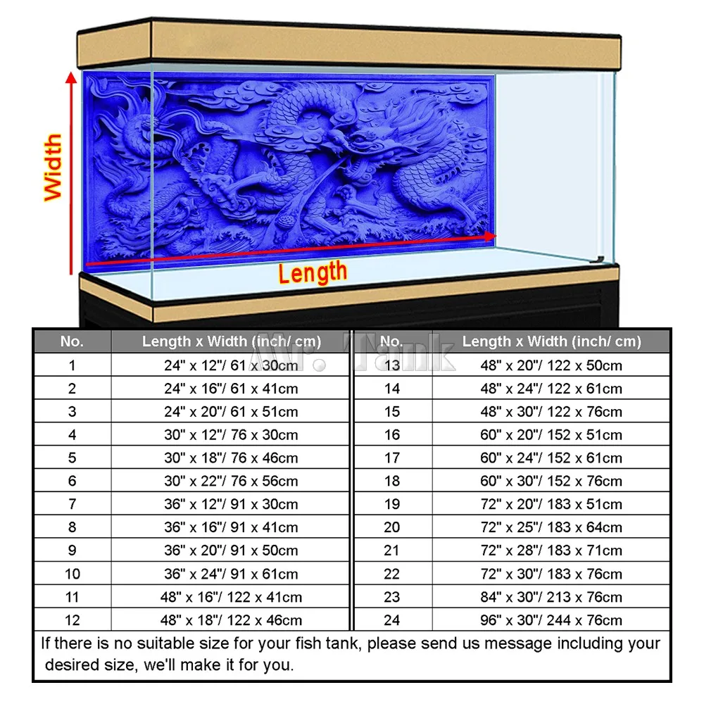Custom Size Aquarium Achtergro - Aquarium Fish Poster recensie en prijs