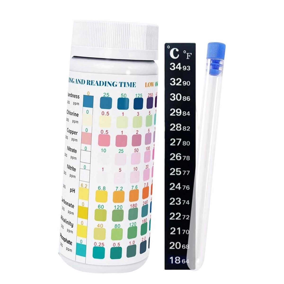 HGHO 9-in-1 aquariumteststrips - Aquarium Test Kit recensie en prijs