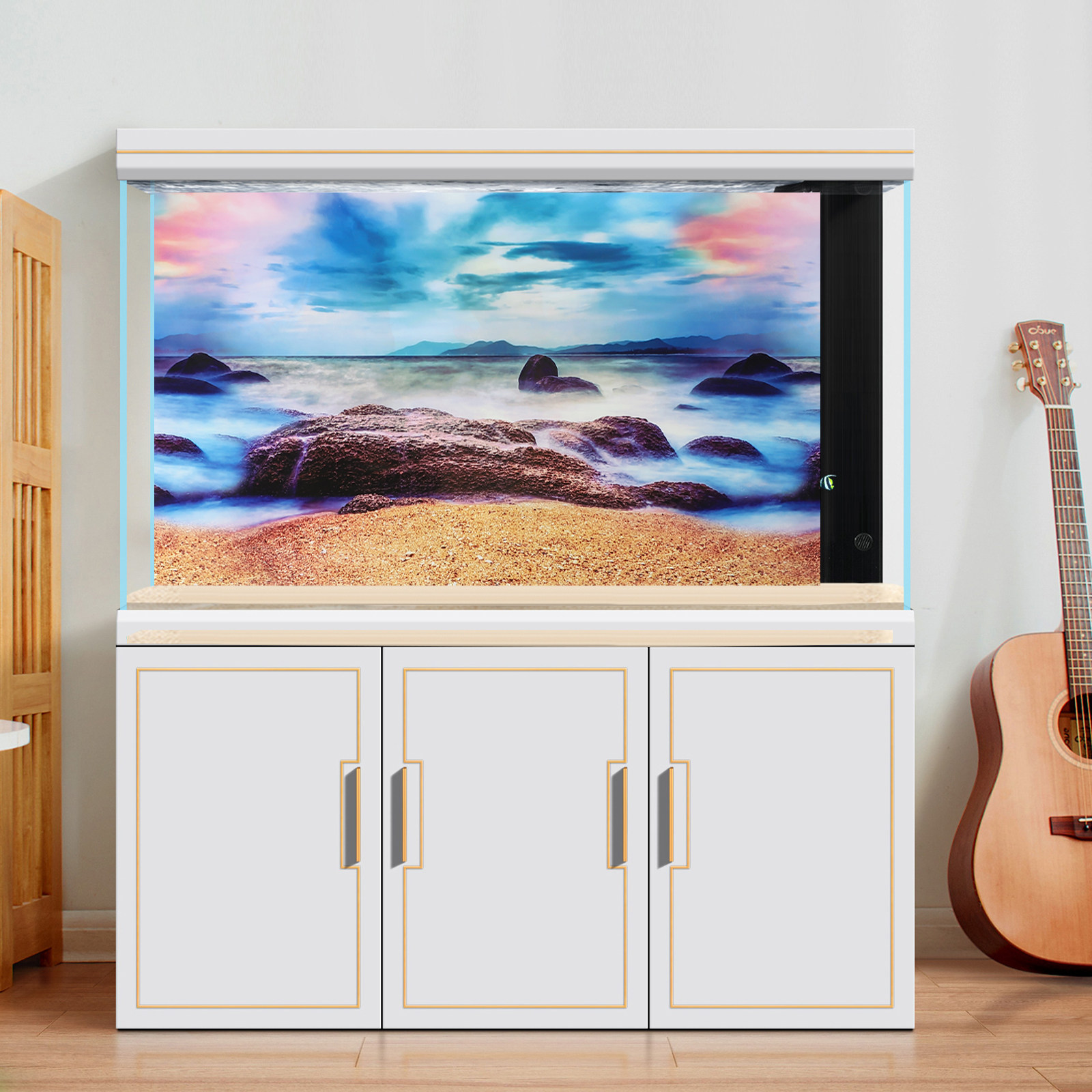 Visbak Papier 3D HD Decor Verw - Aquarium Fish Poster recensie en prijs