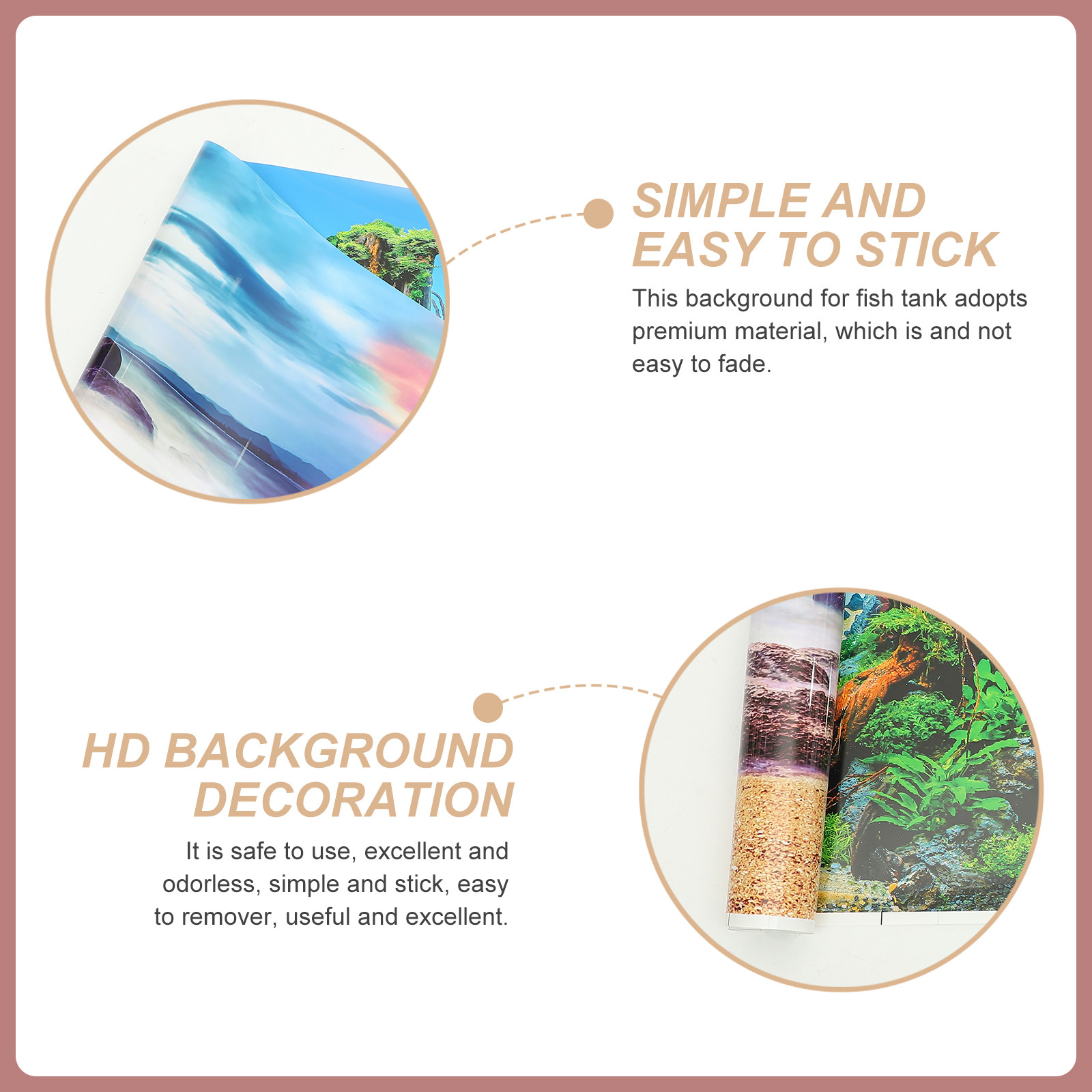 Visbak Papier 3D HD Decor Verw - Aquarium Fish Poster recensie en prijs