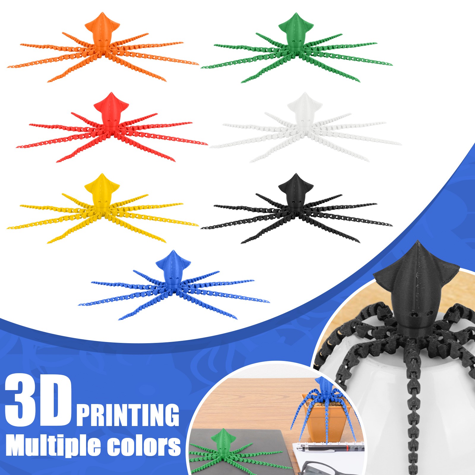 3D-printing Inktvis Model Crea - Aquarium Fish Game recensie en prijs