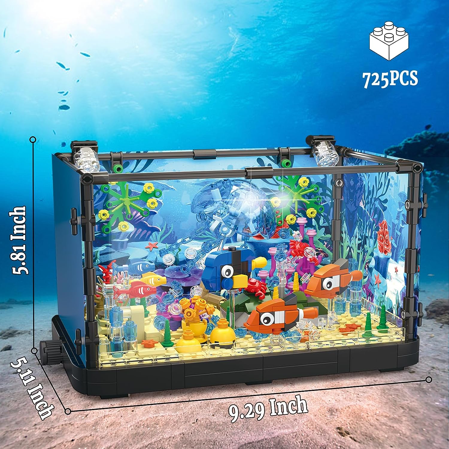 MOC Ocean Fish Tank Aquarium B - Aquarium Fish Game recensie en prijs