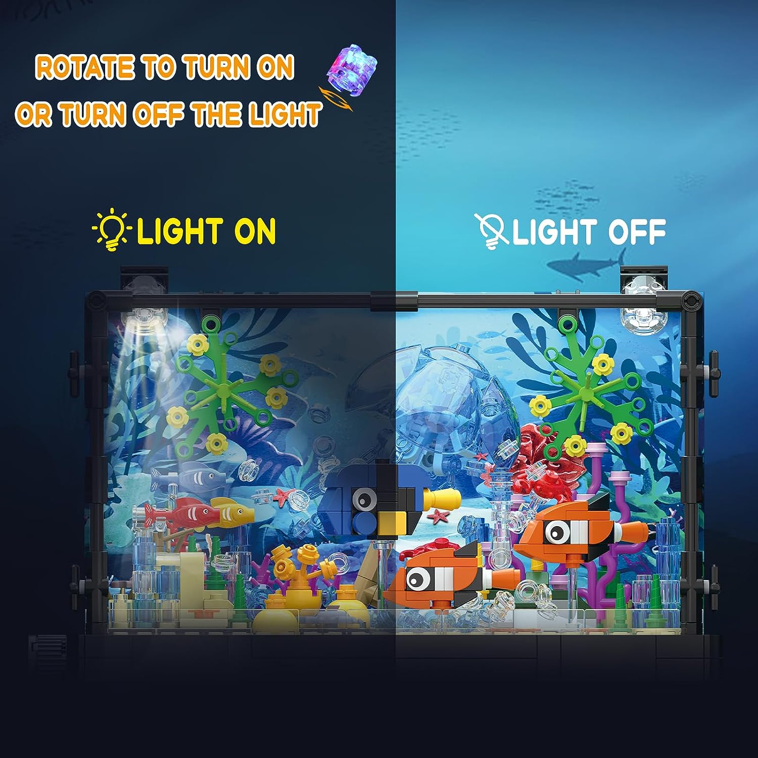 MOC Ocean Fish Tank Aquarium B - Aquarium Fish Game recensie en prijs