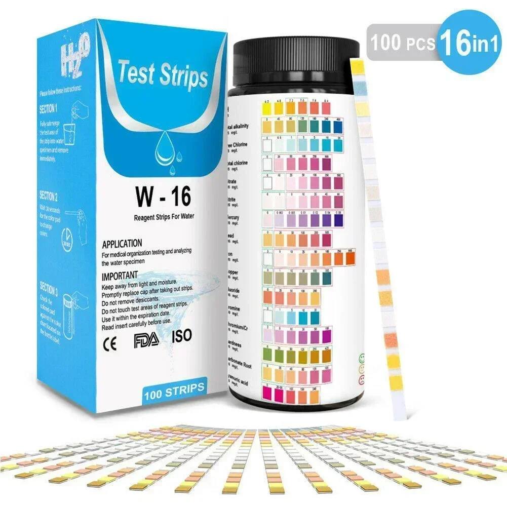 16-in-1 drinkwatertestkit PH-t - Aquarium Test Kit recensie en prijs