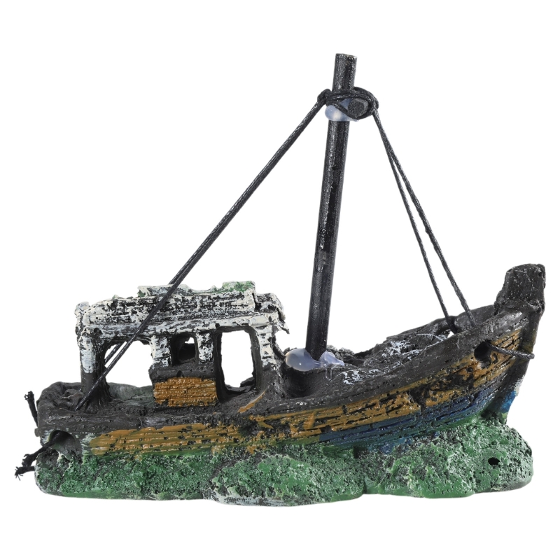Aquarium Verzonken Schip Decor - Aquarium Fish Games recensie en prijs