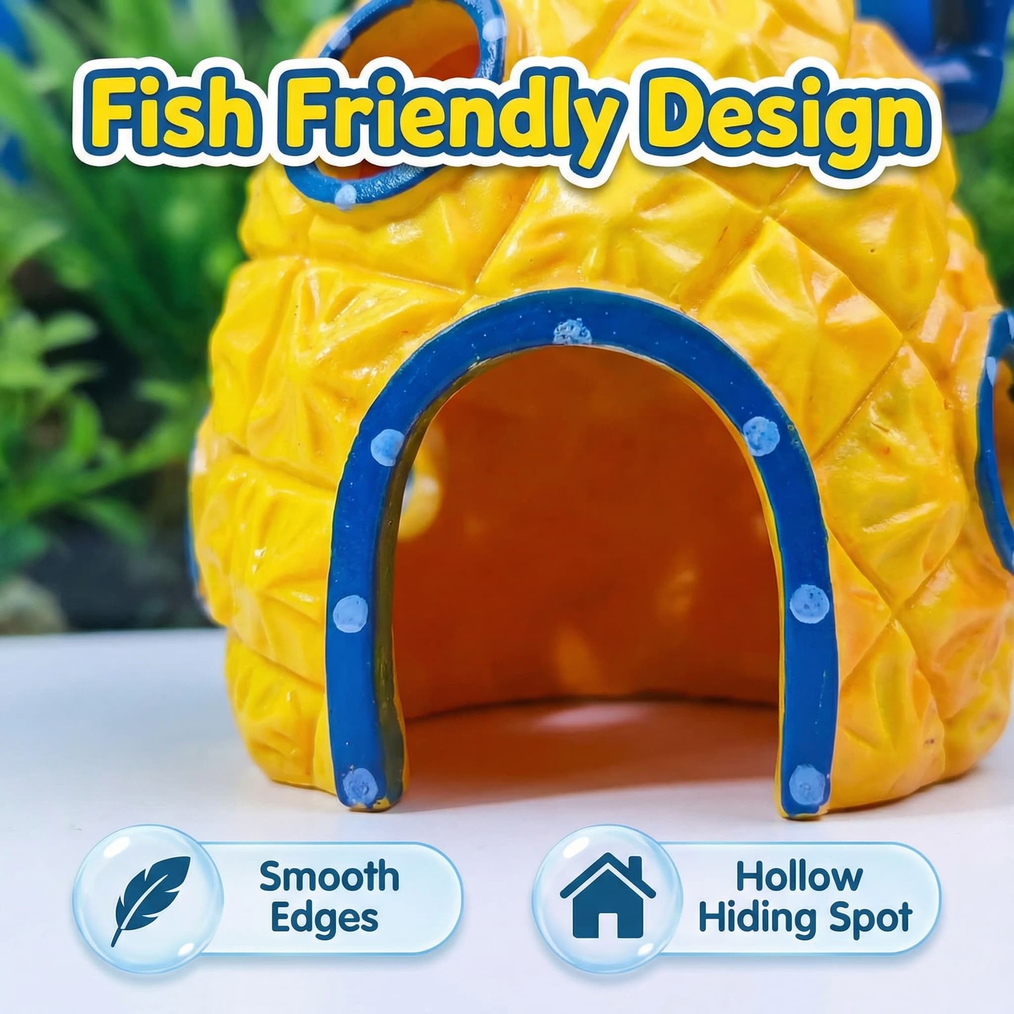 Ananas Huis Aquarium Decor, Mi - Aquarium Fish Games recensie en prijs