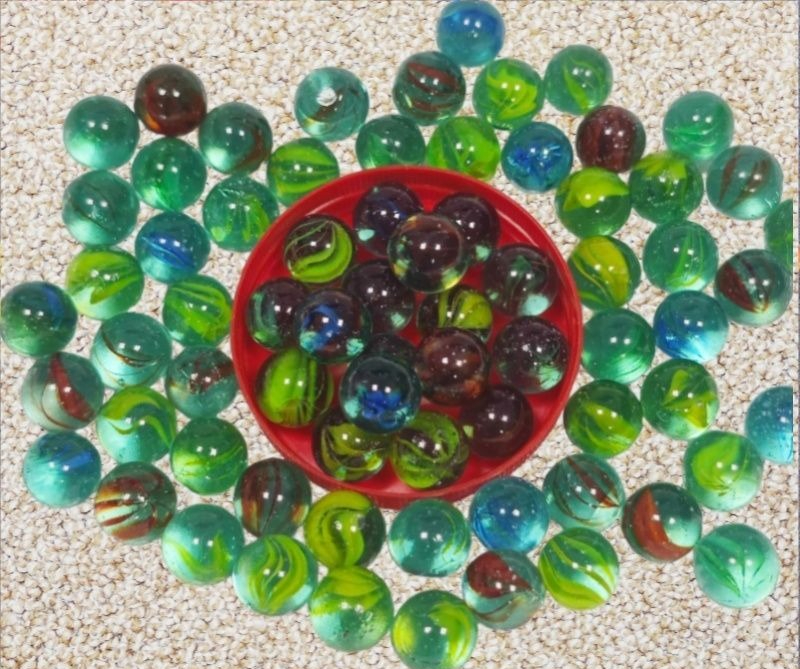 16mm Kleurrijke Glazen Knikker - Aquarium Fish Game recensie en prijs