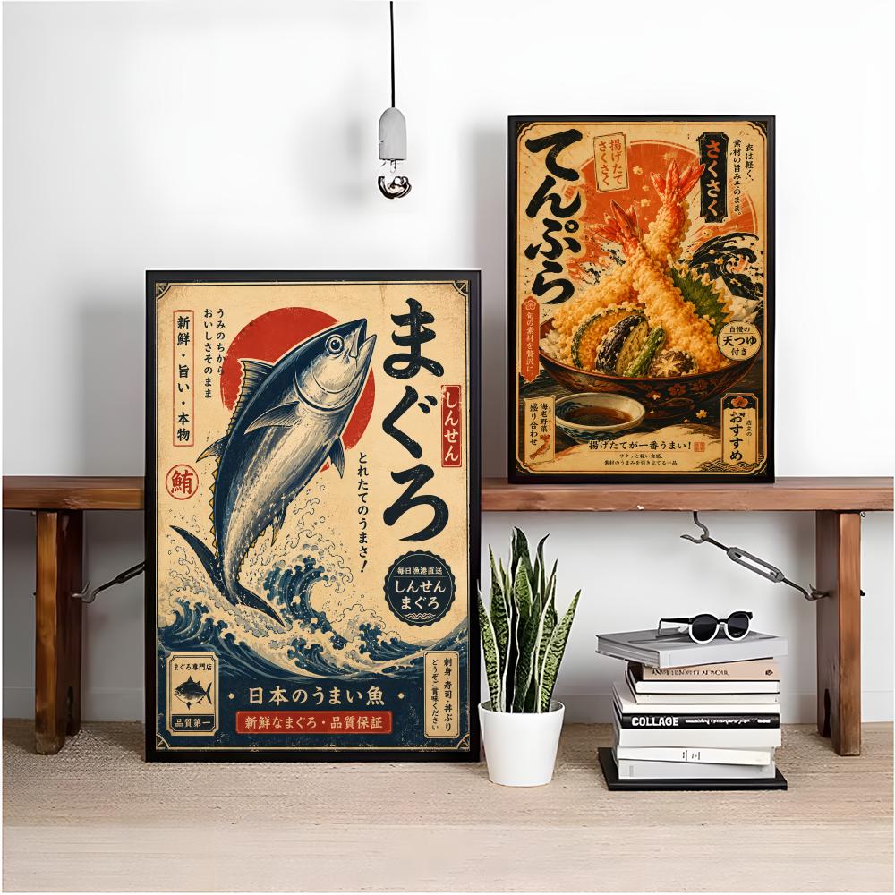 Vintage Japanse vis sushi Lami - Aquarium Fish Poster recensie en prijs