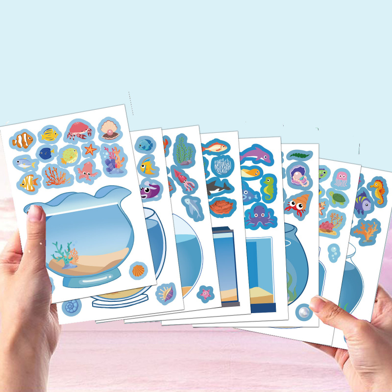 8 Stuks Leuke Cartoon Droom Aq - Aquarium Fish Game recensie en prijs