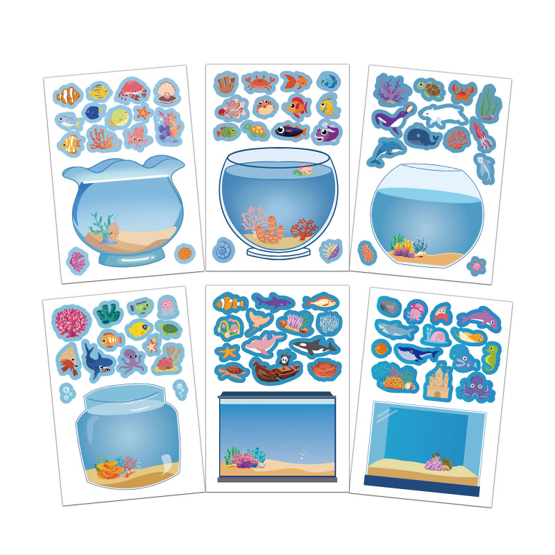 8 Stuks Leuke Cartoon Droom Aq - Aquarium Fish Game recensie en prijs